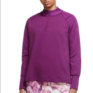 NIKE 1/4 Zip Purple Sweatshirt